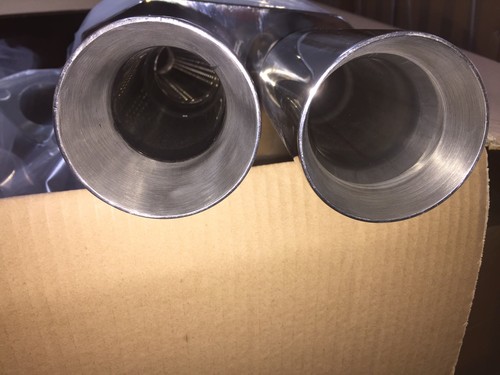 BMW E36 325 i 328 i Sportauspuff Auspuff Anlage Edelstahl +20PS mehr 320i 323i - Afbeelding 2 van 2