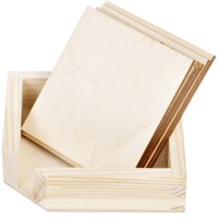 Untersetzer Holz Glasuntersetzer Holzuntersetzer Mit Spender Bierdeckel Quadrat