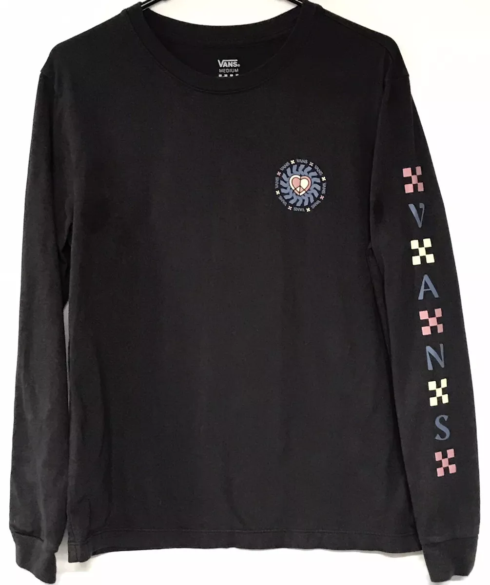 Vans checkerboard clearance long sleeve t-shirt