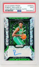 2018-19 Panini Prizm Fast Break ROBERT WILLIAMS III Silver AUTO RC Rookie PSA 9