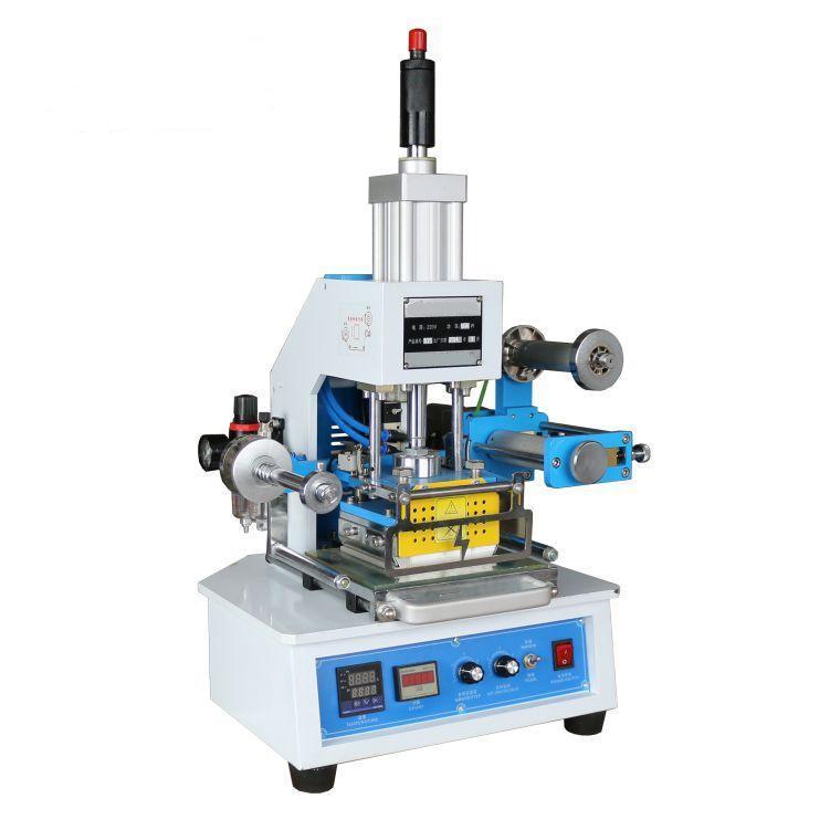 Best 220V Pneumatic Hot Foil Stamping Machine 116*120mm Printable Area New rortd