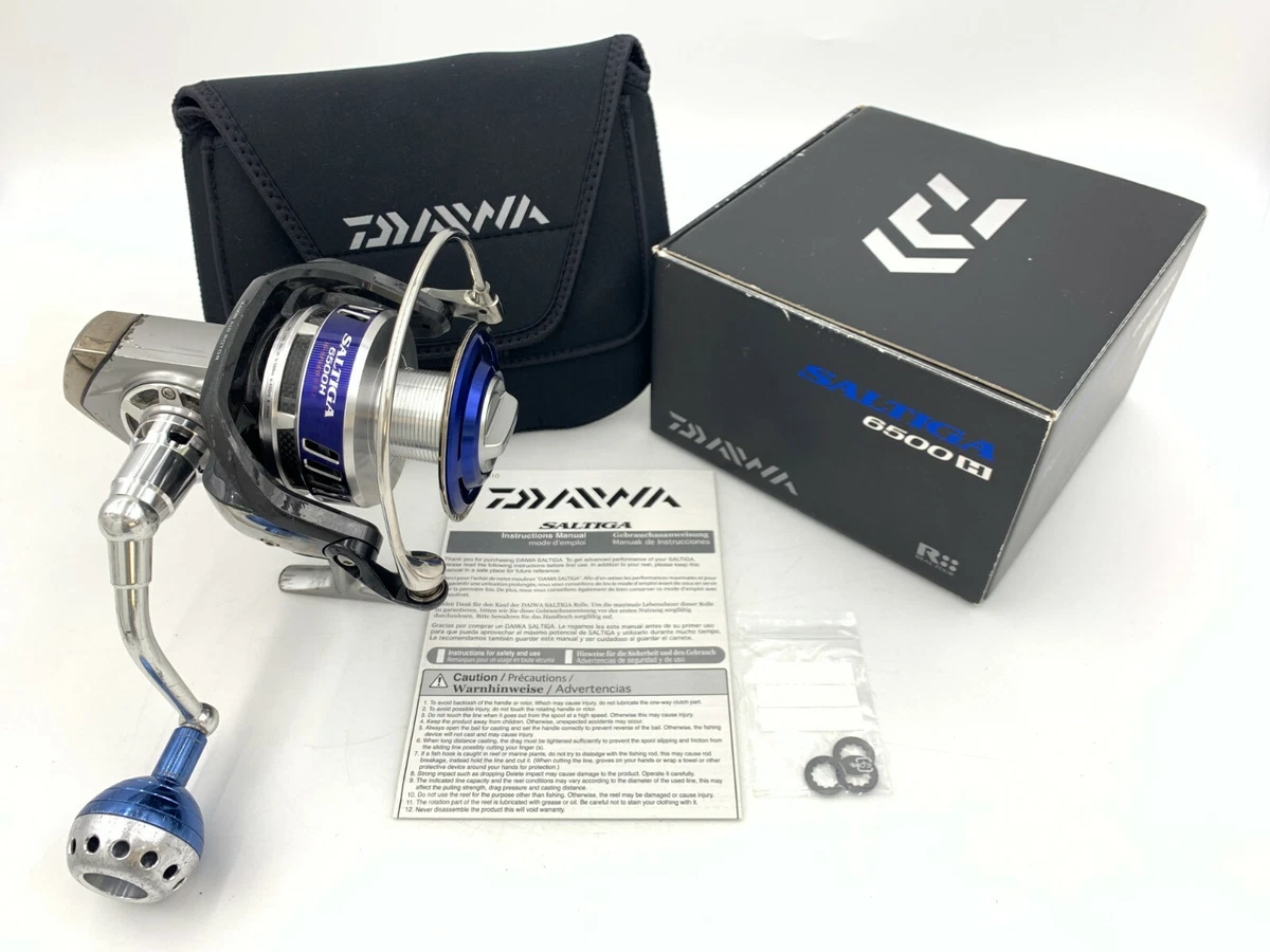 Daiwa SALTIGA 6500H Spinning Reel Fishing Very Good Saltwater Excellent 1789