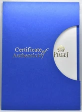 Piaget Certificate of Authenticity Quality for Jewlery and Watches