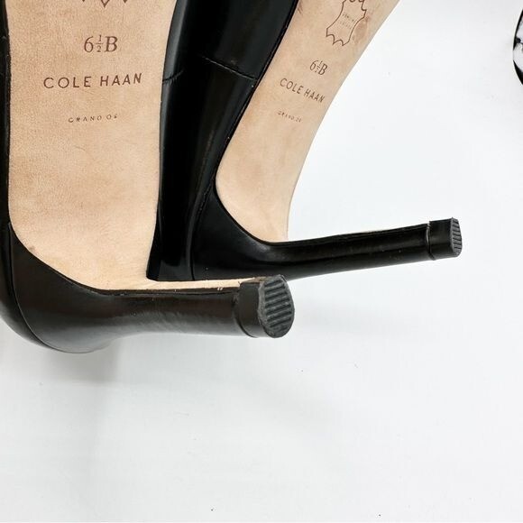Cole Haan ブラック ハイヒール7.5B Women's Go-To Block Heel Pumps 45MM in Black | Cole Haan