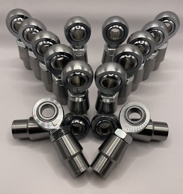 Full Set of 5/8 x 5/8-18 CHROMOLY HEIM JOINTS Bungs for 1 ID Tube 8RH+8LH