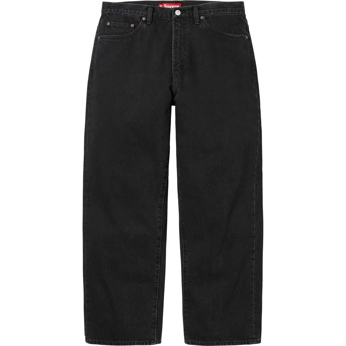 Supreme Baggy Jean Black Tan Purple Indigo Bleached 6colors 25SS 