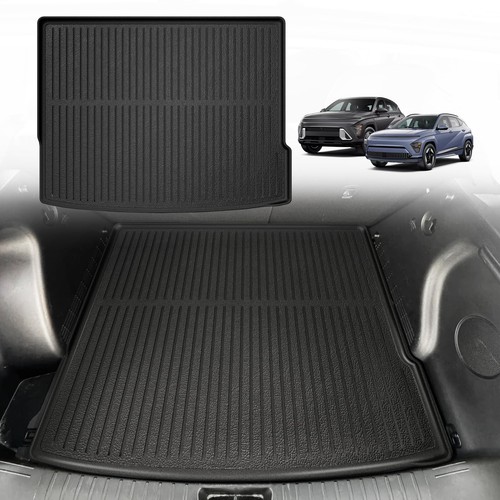 BestEvMod All Weather Trunk Mat Compatible with Hyundai Kona & Kona Electric ...