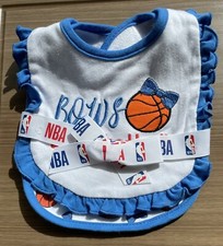 NBA 2 Pack Girls baby bibs Bows  Basketball and OKC Thunder