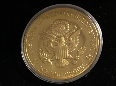 1776-1976 American Revolution 24K Gold-Plated National