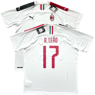 2019/20 AC Milan Away Jersey #17 R. LEAO XL Puma ROSSONERI Soccer NEW