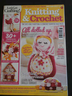 Strick & Häkel Magazin #61 Russische Puppe Flamingo Uhr Blumenstrauß Strickjacke