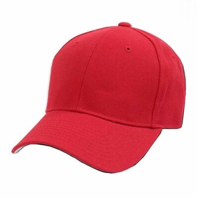 Decky einfache Kappe/rot Größe 7 1/8 brandneu kostenloser Versand UK Verkäufer