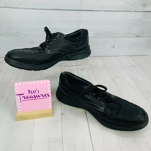 Clarks Da Uomo 14885 nero pelle stringati Comfort Oxford Mocassini Scarpe  Misura 10.5 M | eBay