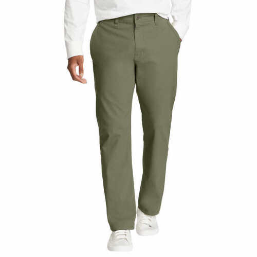 Pantalones de lona para hombre Eddie Bauer - VERDES (Talla seleccionada) ENVÍO RÁPIDO - Imagen 1 de 5
