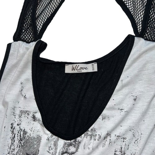 We…Love Mesh Abstract Print Dress Made In Italy - Picture 12 of 12