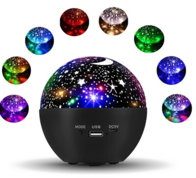 Night Light Projector for Kids Star/Sky and other designs with Bluetooth Speaker