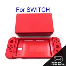 OEM RED Edition Back Case Housing Shell for Nintendo Switch Console/Dock/Joy-Con