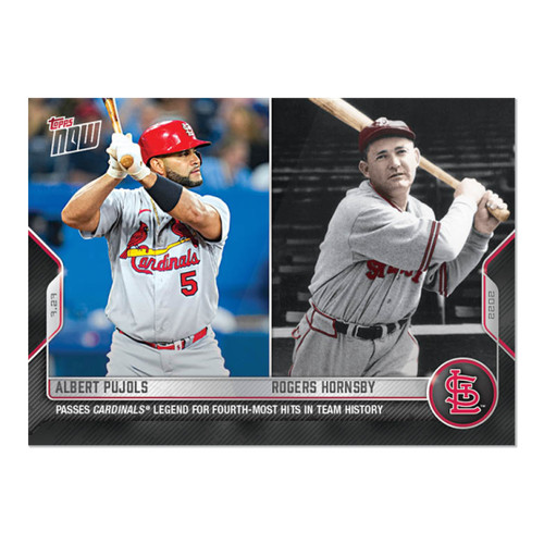 2022 Topps Now 600 Albert Pujols / Rogers Hornsby