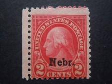 1929 #671 2c Nebraska Overprint Miss-Perforated EFO MNH OG F/VF