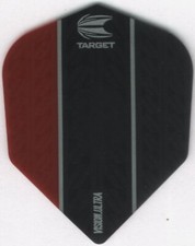 Red  Black Vision Ultra Target Dart Flights: 3 per set
