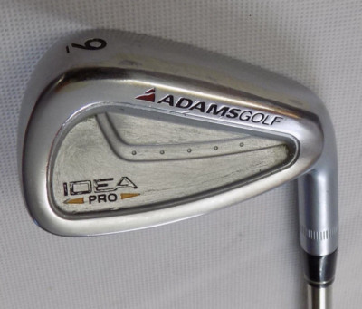 Adams Idea Pro Forged 9 Eisen Schwarz Gold Regular Flex Stahlschaft 