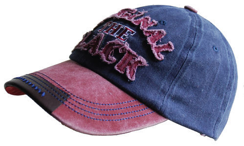 Cool4 VINTAGE 6-PANEL BASECAP THE BLACK Blau-Rot Baseball Cap Kappe SBC20B - Picture 1 of 1