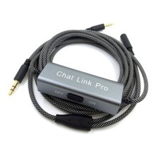 Durability Chat Link Cable with Noise Reductions Switching For 4K 60PRO,HD60X