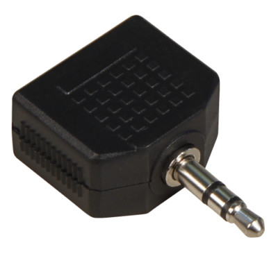 Stereo Audio Klinke Adapter 3,5mm Stecker - 2x 3,5mm Buchse Splitter Y Verteiler