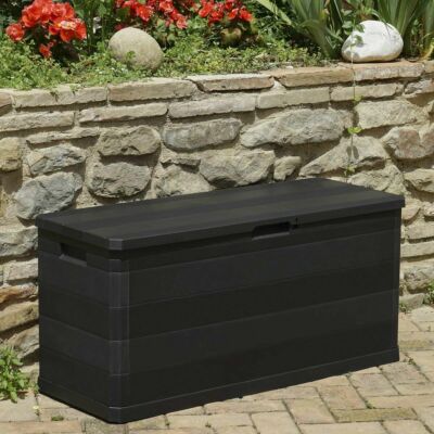 Outdoor/Indoor Storage Cushion Box 280L Garden Chest Plastic Furniture