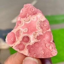 19G Rhodochrosite Crystal Slab Slice AAA+ Love / Compassion / Light Argentina