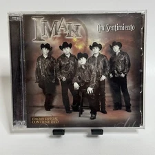 Iman CD + DVD Con Sentimiento 2004 Texmex Norteno Tejano Cumbia Rare New