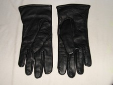 NEW RUBIN GLOVES INC. BLACK LEATHER W/WOOL BLEND LINING MEN'S GLOVES SIZE 6