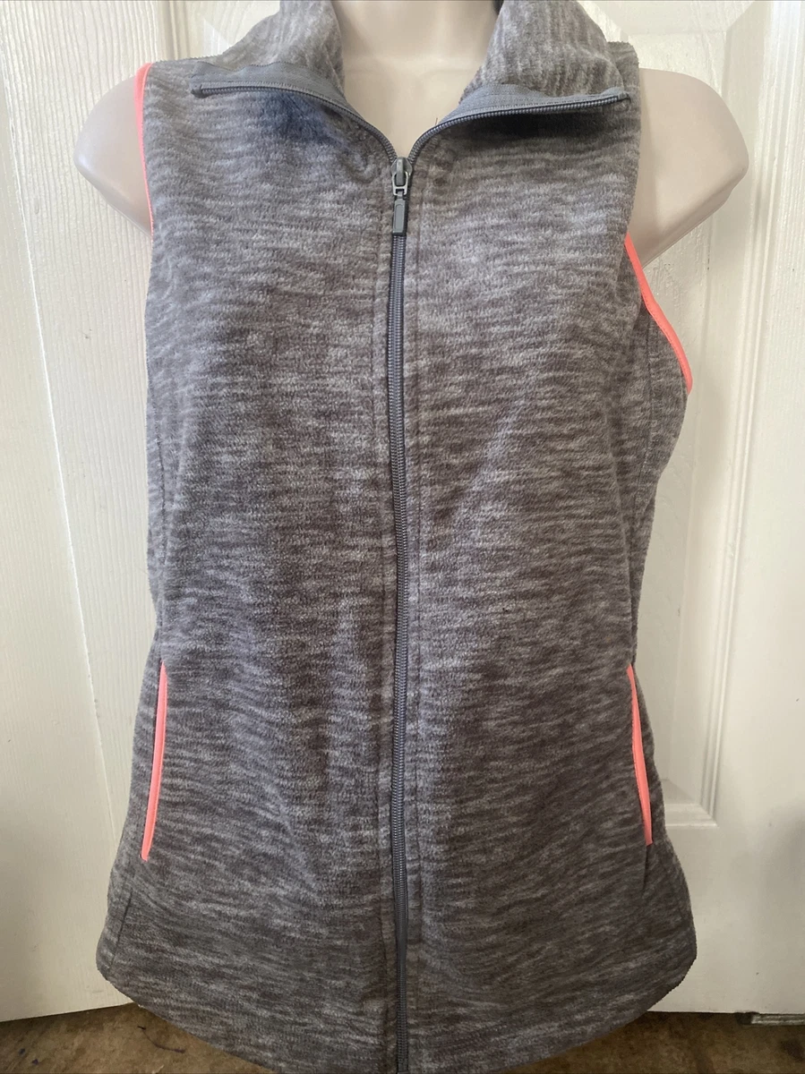 Womens fleece vest old deals navy