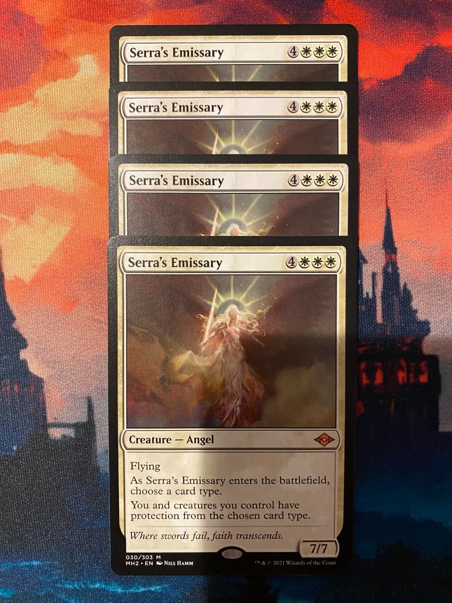 MTG Modern Horizons 2 Serra's Emissary x 4 | eBay