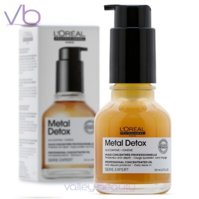L'OREAL Serie Expert Metal Detox Oil | Anti-Deposit Daily Leave-in Protector NEW