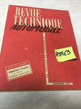 Revue technique Renault FREGATE