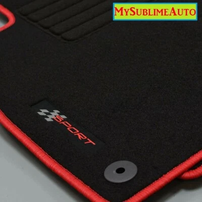 Tapis Sol Seat Leon I 1 Toledo II 2 1M 1999 à 2005 Cupra R FR Logo Velours Sport - Photo 1/2