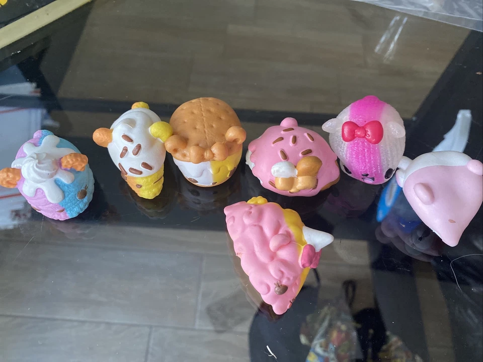 Cubiertas de número mixto helado perfumado translúcido azul amarillo varias 7 piezas año** Foto 3 de 4