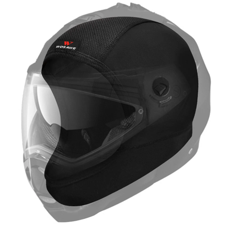 Casco de motocicleta de refrigeración tapa interior ciclismo carreras sombrero debajo del casco forro Foto 2 de 4