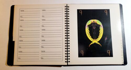 Vintage Address Book By ERTE With Art Deco Prints - Picture 1 of 8
