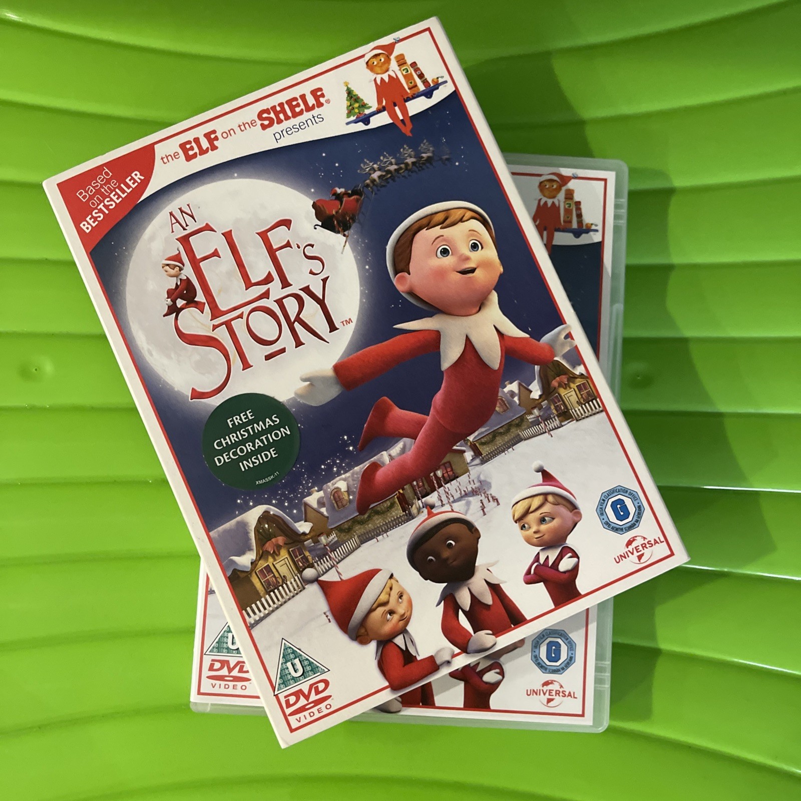 An Elf's Story - The Elf on the Shelf (DVD, 2016) In Slip Case With Decoration
