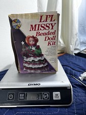 Vintage Li’L Missy Beaded Doll Kit completed With Box 13415 Christmas Decorating