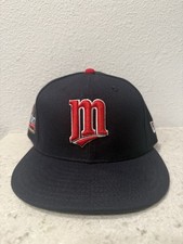 Minnesota Twins New Era Fitted 5950 Hat 7 1/8 MLB 1987 World Series 30th Anniver