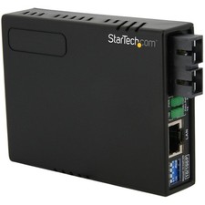 StarTech 10/100 Multi Mode Fiber to Ethernet Media Converter SC 2km with PoE