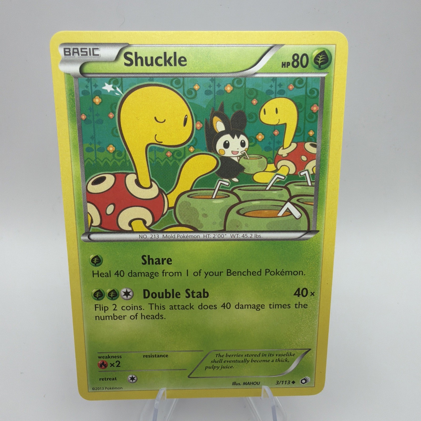 Pokemon SHUCKLE 3/113 Legendary Treasures - - NEAR MINT/MINT