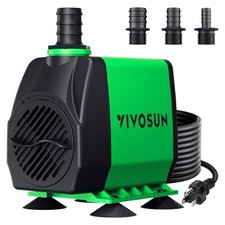VIVOSUN 800GPH Submersible Water Pump, 24W Ultra Quiet Fountain Pump for Fish