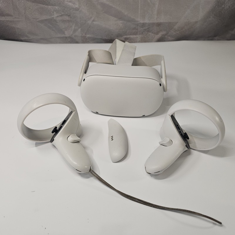 Meta Quest 2 VR Headset Controllers Tested Working Read Description