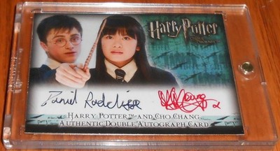 Harry Potter and the Order of the Phoenix Update Autograph, Costume or Prop Card