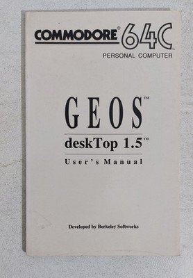 78922 Retrogame Commodore 64 - C64 GEOS DeskTop 1.5 Handbuch