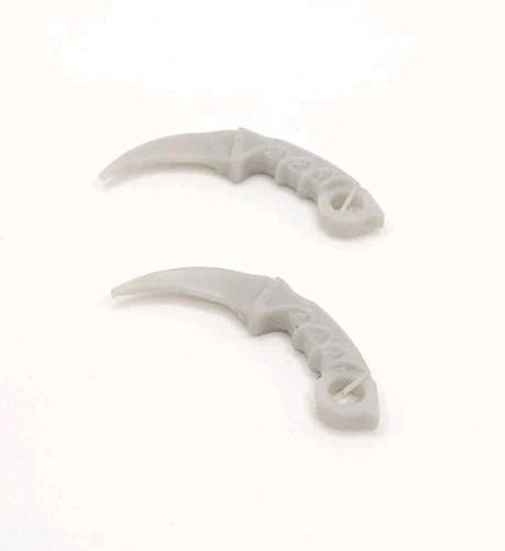 3d Printed SET OF (2) KARAMBIT 1/6th Scale Fits 12" Body  PHICEN